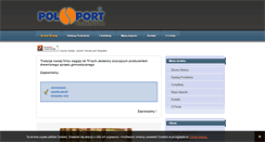 Desktop Screenshot of polsport.com.pl