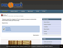Tablet Screenshot of polsport.com.pl